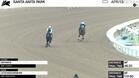 Defiance (Outside) and Letshaveonemore Worked at Santa Anita Park on April 13th, 2024