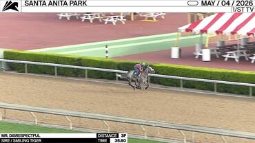 Mr. Disrespectful Worked 3 Furlongs in 35.60 at Santa Anita Park on May 4th, 2026