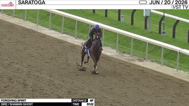 Forgiving Spirit Worked 4 Furlongs in 51.12 at Saratoga on June 20th, 2026