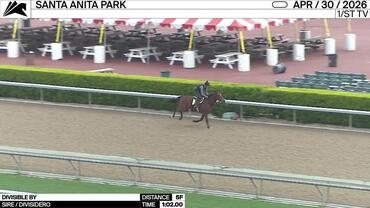 Divisible By Worked 5 Furlongs in 1:02.00 at Santa Anita Park on April 30th, 2026