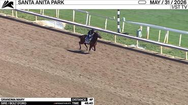 Grandma Mary Worked 4 Furlongs in 48.40 at Santa Anita Park on May 31st, 2026