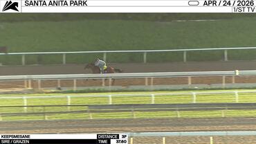 Keepsmesane Worked 3 Furlongs in 37.60 at Santa Anita Park on April 24th, 2026
