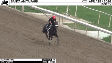 Start the Ride Worked 4 Furlongs in 50.20 at Santa Anita Park on April 25th, 2026