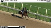 My Love Caroline Worked 5 Furlongs in 1:02.80 at Santa Anita Park on February 4th, 2026