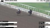 Thought Process (Outside) and Iron Man Cal Worked 5 Furlongs at Santa Anita Park on July 12th, 2025