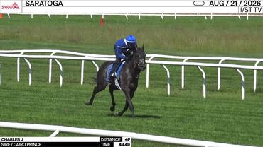 Charles J Worked 4 Furlongs in 49.49 at Saratoga on August 21st, 2026