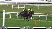 Caroline St. Beat (Outside) and George Briggs Worked 4 Furlongs at Saratoga on August 14th, 2026