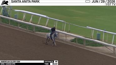 American Glory Worked 4 Furlongs in 49.40 at Santa Anita Park on June 29th, 2026
