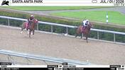 Tuddy (Chestnut) and Mary McGee Worked 5 Furlongs at Santa Anita Park on July 1st, 2026