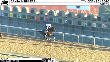 Ou La La Worked 4 Furlongs in 50.20 at Santa Anita Park on September 28th, 2026