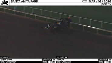 Embry Show (Outside) and Memory Worked 3 Furlongs in 36.60 at Santa Anita Park on March 16th, 2026