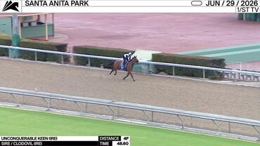Unconquerable Keen Worked 4 Furlongs in 48.60 at Santa Anita Park on June 29th, 2026
