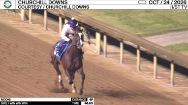 Nooni Worked 4 Furlongs in 46.80 at Churchill Downs on October 24th, 2026