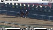 Zalamo (Outside) and Running Spartan Worked 5 Furlongs in 1:00.80 at Santa Anita Park on April 26th, 2026