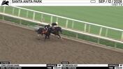 Long Legged Babs (Outside) and I'm Smoken Hot Worked 5 Furlongs in 1:02.00 at Santa Anita Park on September 12th, 2026