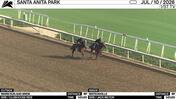 Warm Sun and Brew (Outside) and Watsonville Worked 5 Furlongs in 1:01.00 at Santa Anita Park on July 10th, 2026