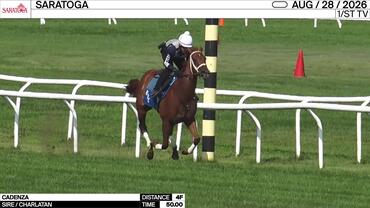 Cadenza Worked 4 Furlongs in 50.00 at Saratoga on August 28th, 2026
