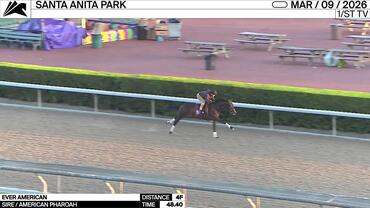 Ever American Worked 4 Furlongs in 48.40 at Santa Anita Park on March 9th, 2026