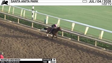 Wizard of Westwood Worked 4 Furlongs in 48.40 at Santa Anita Park on July 4th, 2026