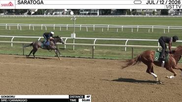 Gokboru Worked 4 Furlongs in 50.65 at Saratoga on July 12th, 2026