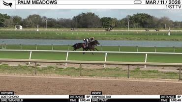 Lost Chord (Outside) and Empress Sisi Worked 5 Furlongs in 1:02.45 at Palm Meadows on March 11th, 2026