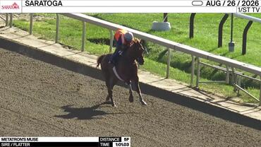 Metatron's Muse Worked 5 Furlongs in 1:01.03 at Saratoga on August 26th, 2026