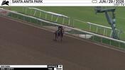 San Saba Worked 5 Furlongs in 59.60 at Santa Anita Park on June 29th, 2026