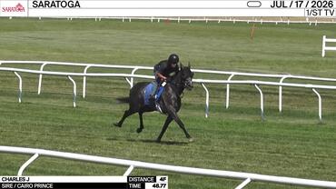 Charles J Worked 4 Furlongs in 48.77 at Saratoga on July 17th, 2026