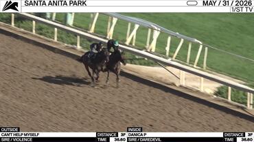Can't Help Myself (Outside) and Danica P Worked 3 Furlongs in 36.60 at Santa Anita Park on May 31st, 2026