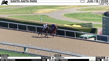 Jasmine (Outside) and Tonakitty Worked 4 Furlongs in 50.20 at Santa Anita Park on June 15th, 2026