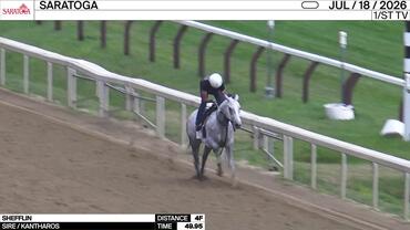 Shefflin Worked 4 Furlongs in 49.95 at Saratoga on July 18th, 2026