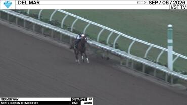 Seaver Way Worked 4 Furlongs in 49.80 at Del Mar on September 6th, 2026
