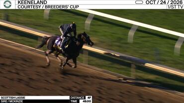 Scottish Lassie Worked 4 Furlongs in 49.00 at Keeneland on October 24th, 2026
