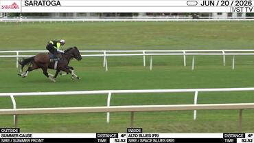Summer Cause (Outside) and Alto Blues Worked 4 Furlongs in 52.52 at Saratoga on June 20th, 2026