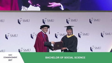 Thumbnail for SMU Commencement 2017 - School of Social Sciences Postgraduate and Undergraduate Ceremony