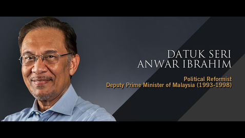 Thumbnail for entry Q&amp;A: Datuk Seri Anwar Ibrahim (20 Sept 2018)