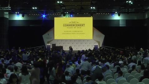 Thumbnail for SMU Commencement 2016 - School of Information Systems Ceremony