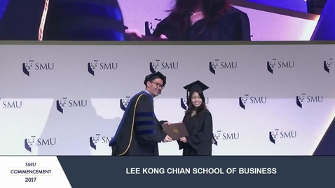 Thumbnail for SMU Commencement 2017 - Lee Kong Chian School of Business Undergraduate Ceremony 3