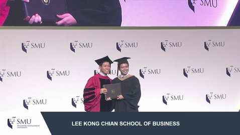 Thumbnail for entry SMU Commencement 2017 - Lee Kong Chian School of Business Undergraduate Ceremony 2