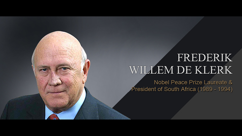 Thumbnail for entry Q&amp;A: Frederik Willem de Klerk (25 Mar 2013)