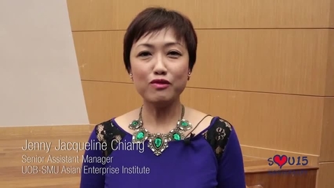 Thumbnail for Jenny Jacqueline Chiang, Senior Assistant Manager, UOB-SMU Asian Enterprise Institute