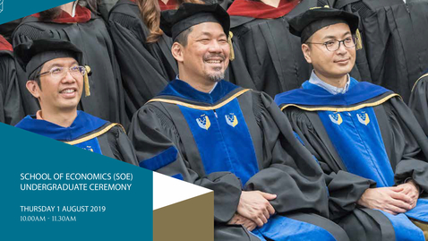 Thumbnail for School of Economics Undergraduate Ceremony 2019