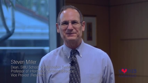 Thumbnail for Professor Steven Miller, Dean, SMU School of Information Systems