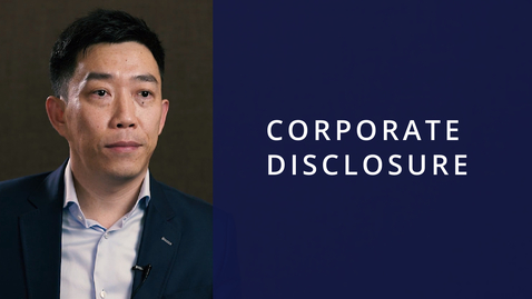 Thumbnail for entry Corporate Disclosure