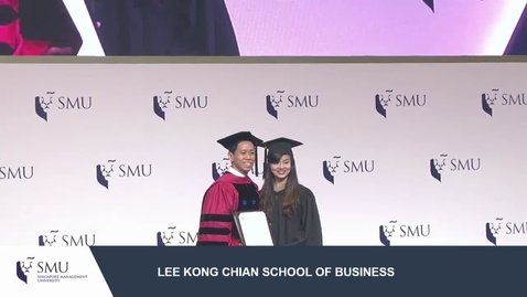 Thumbnail for entry SMU Commencement 2017 - Lee Kong Chian School of Business Undergraduate Ceremony 1