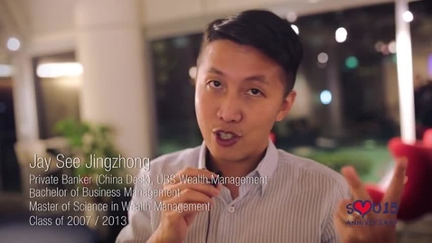 Thumbnail for Alumni Jay See Jingzhong (Class of 2007, 2013)