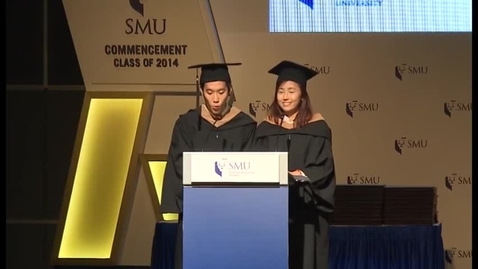 Thumbnail for entry SMU Commencement 2014 Lee Kong Chian School of Business Undergraduate (2) Commencement Ceremony