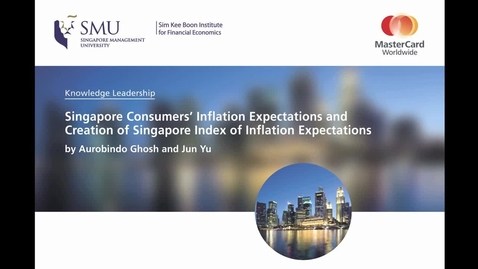 Thumbnail for Master Card Singapore Index of Inflation Expectations (SInDEx) (Part 3)