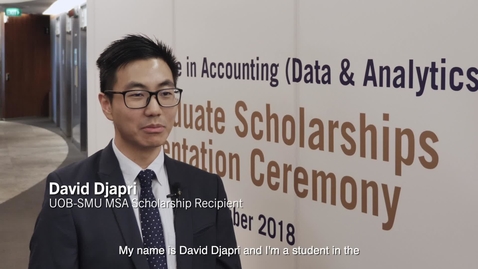 Thumbnail for MSA Programme Video