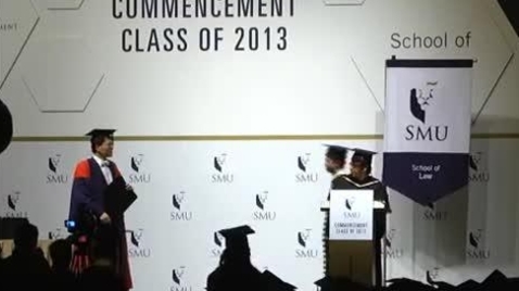 Thumbnail for entry SMU Commencement 2013 School of Law